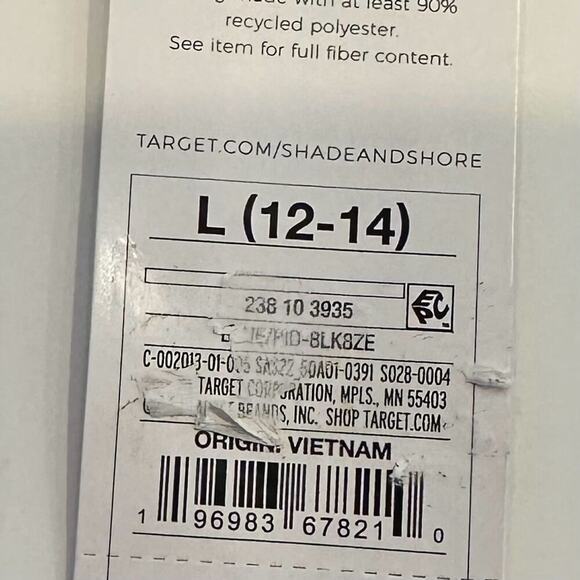 New Shade & Shore Women's L Blue High Waist Cheeky Bikini Set - Picture 7 of 7